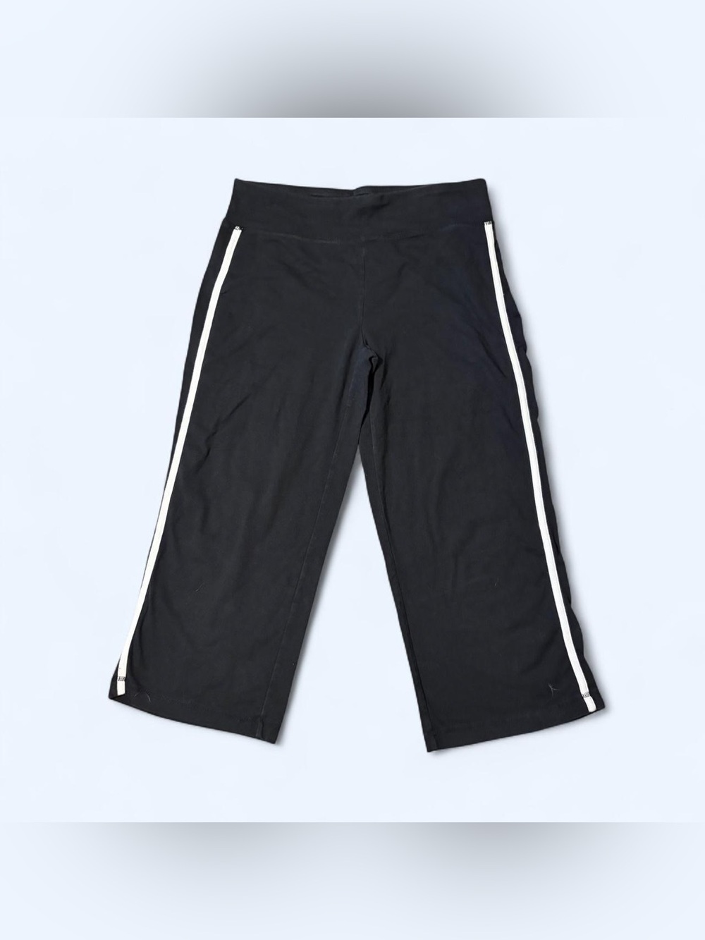 Y2K Black Stripe Capris Pants by Danskin!